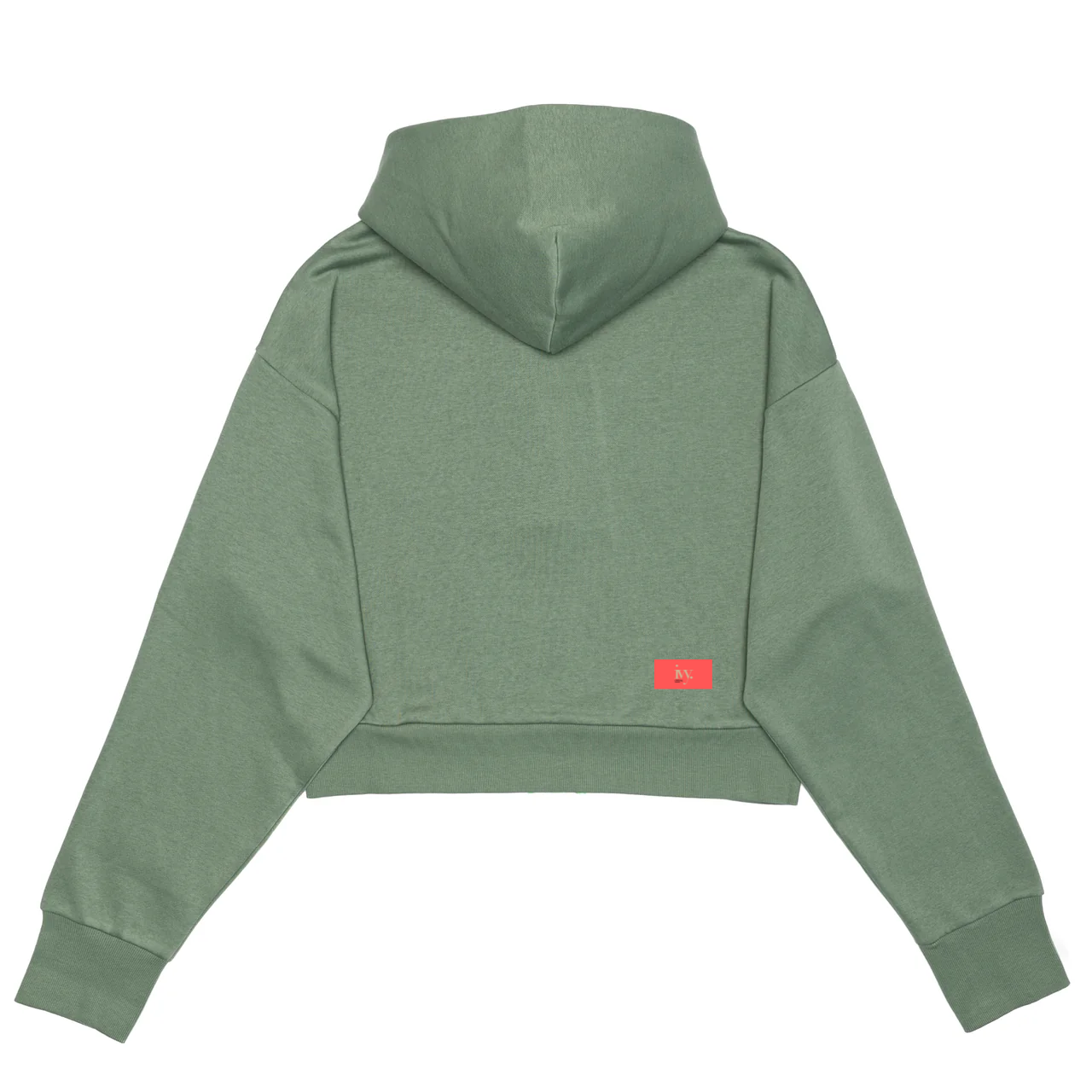 cropped ½ hoodie