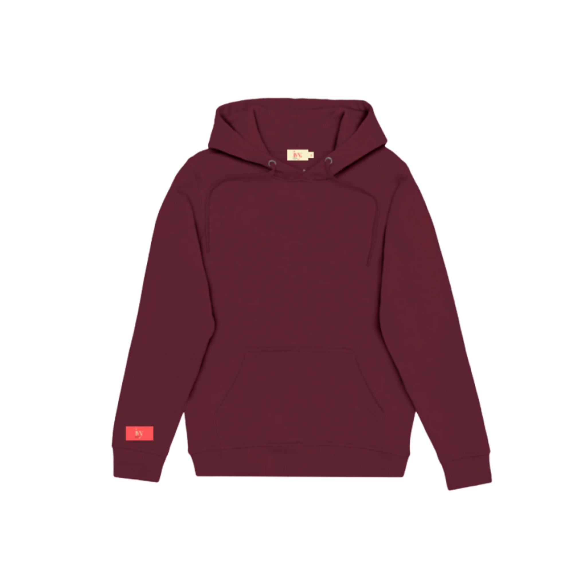 burgundy hoodie